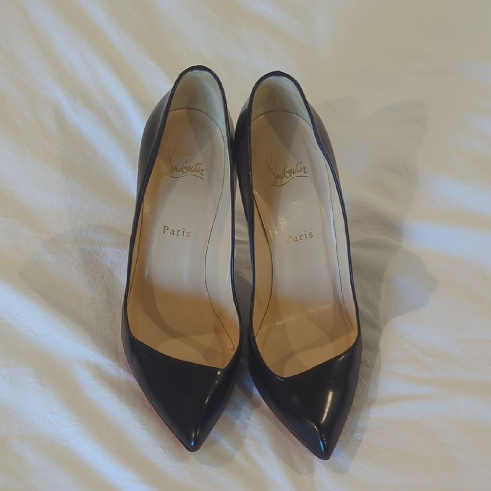 Christian Louboutin Black Cornielle Heels